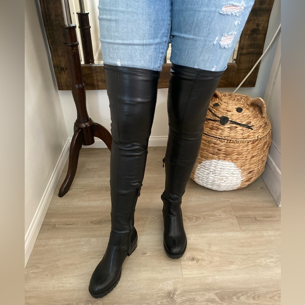 Azalea Wang Slim fit Over the knee boot